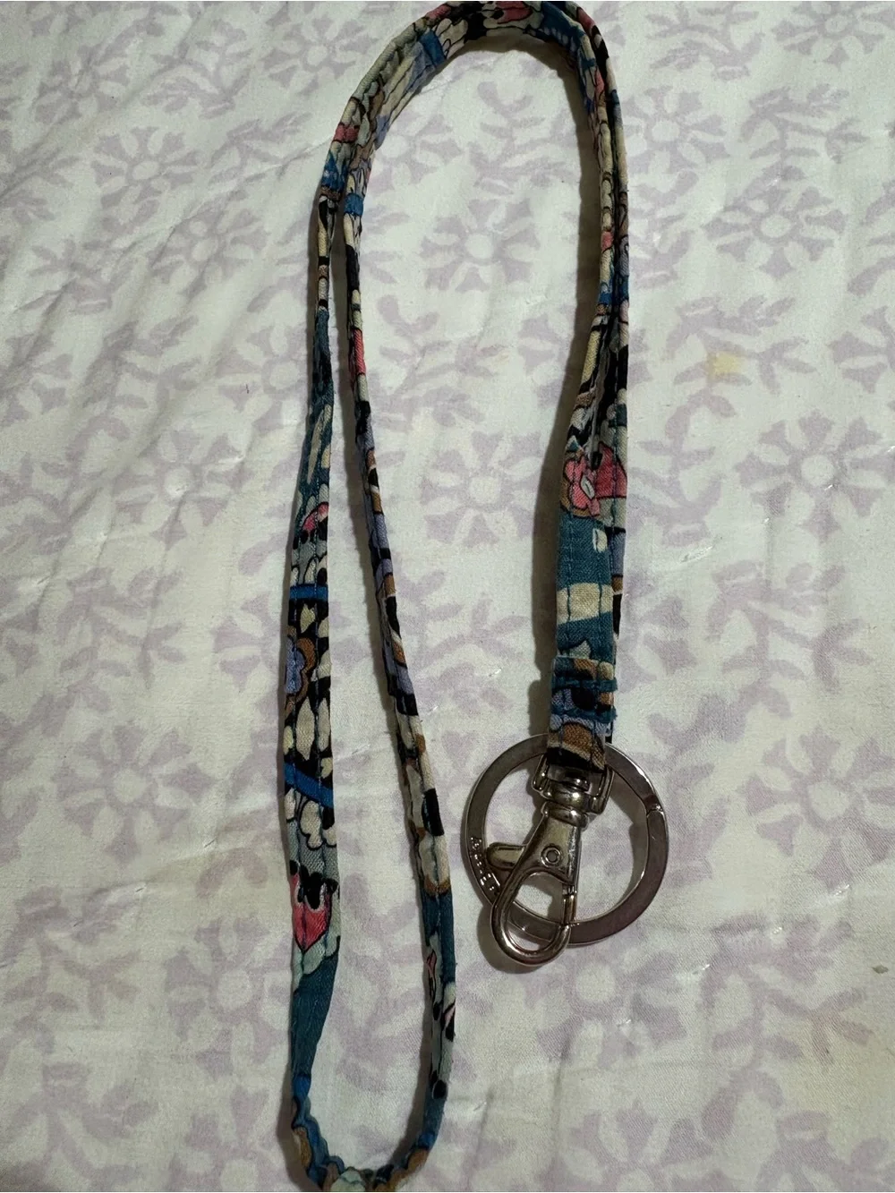 Simply Southern Blue Multi-Color Lanyard Key & Card Holder